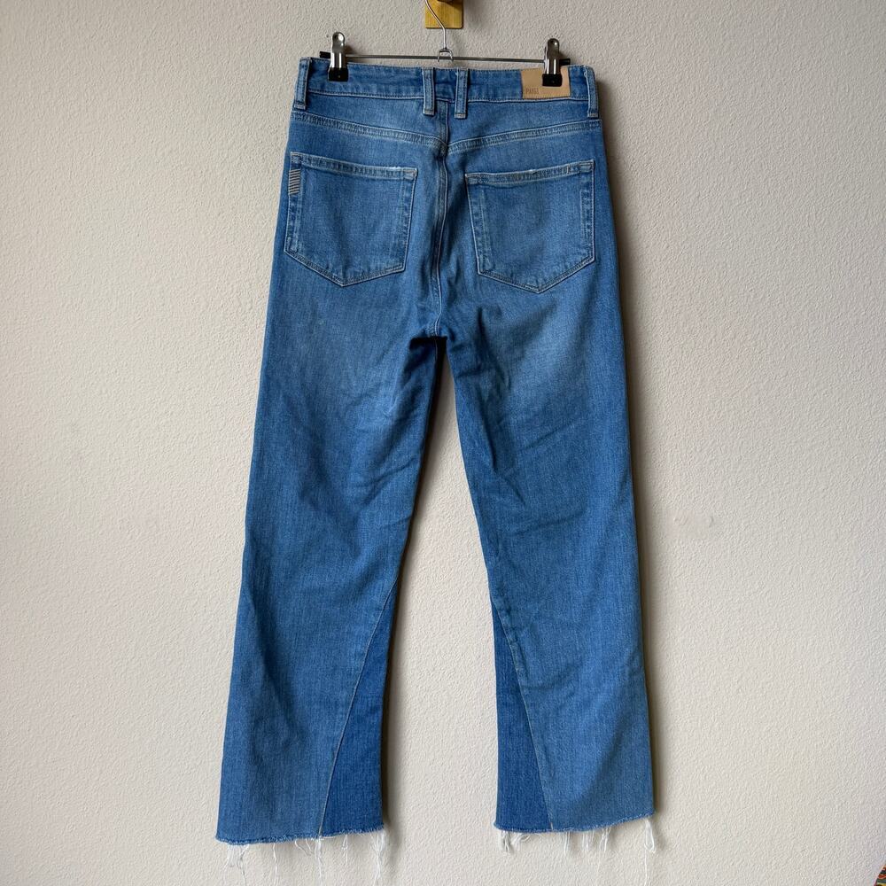 PAIGE Relaxed Colette Jeans in Lovey Shadow Inset Size 26 - Picture 3 of 6